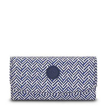 Kipling Money Land Printed Snap Wallet Pung Blå | DK 2181QM